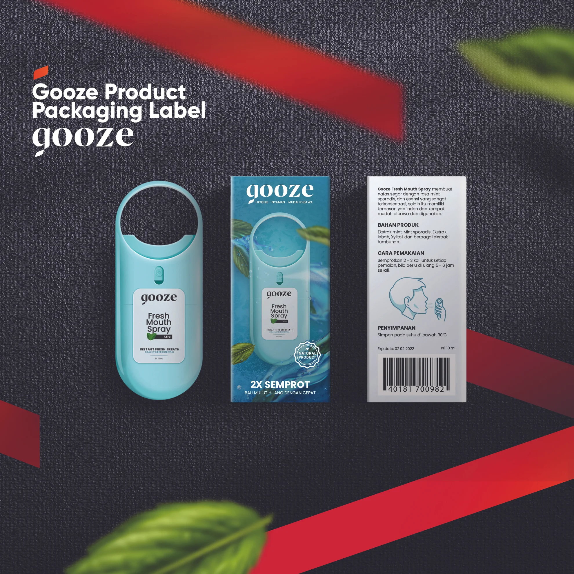 Gooze Product Label and Packaging